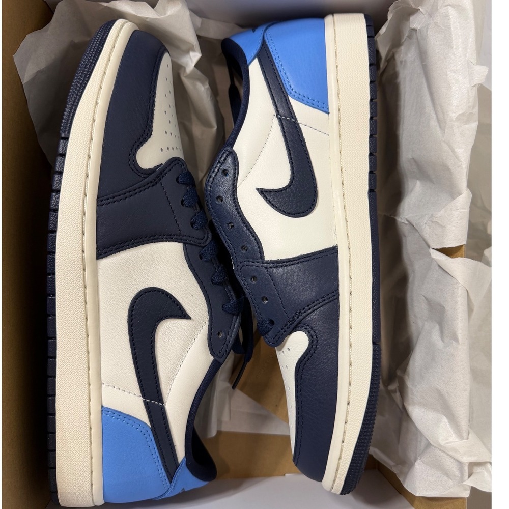 Nike Air Jordan 1 Retro Low OG Obsidian University Blue CZ0790-400 Mens 10.5